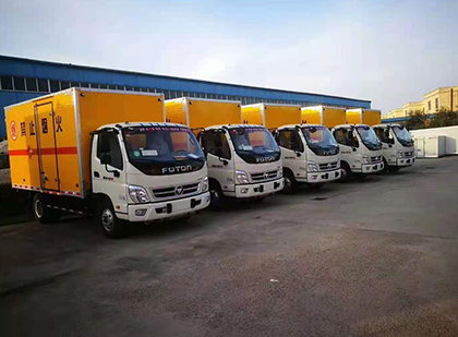 白茅湖农场爆破器材运输车
